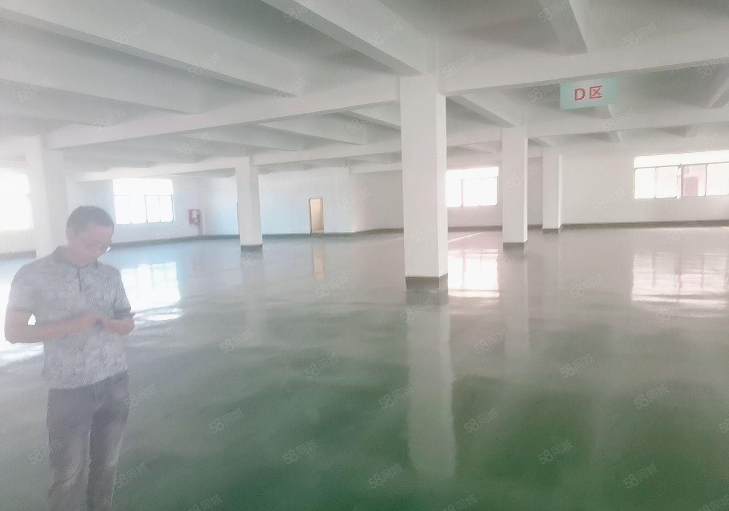 平湖华南城地铁口二楼整层3000平方带地坪漆厂房出租