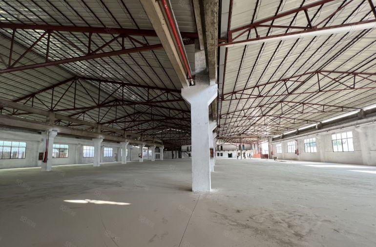 平湖原房东单一层滴水8米钢构4500平分租现成行车空地大