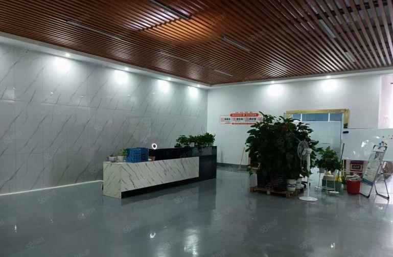 横岗六约大型工业园空出300平方带精装修办公仓库厂房低价出租