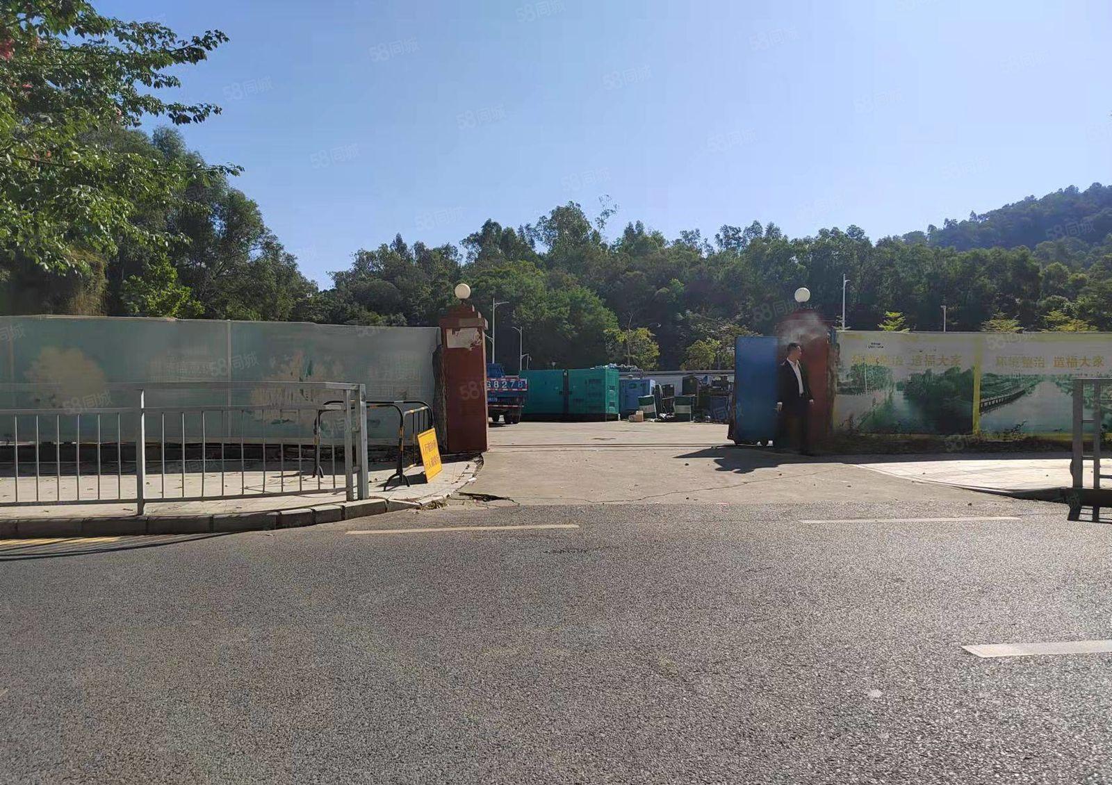 龙岗双龙地铁站附近独院空地出租2500平已硬化充电桩停车场等