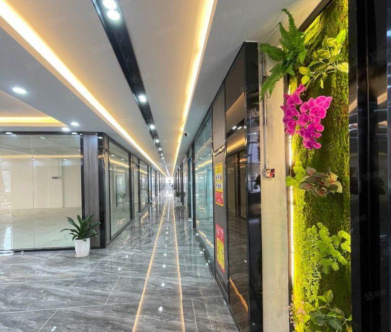 坂田地铁站厂房办公室400平方，350平方现成装修出租带空调