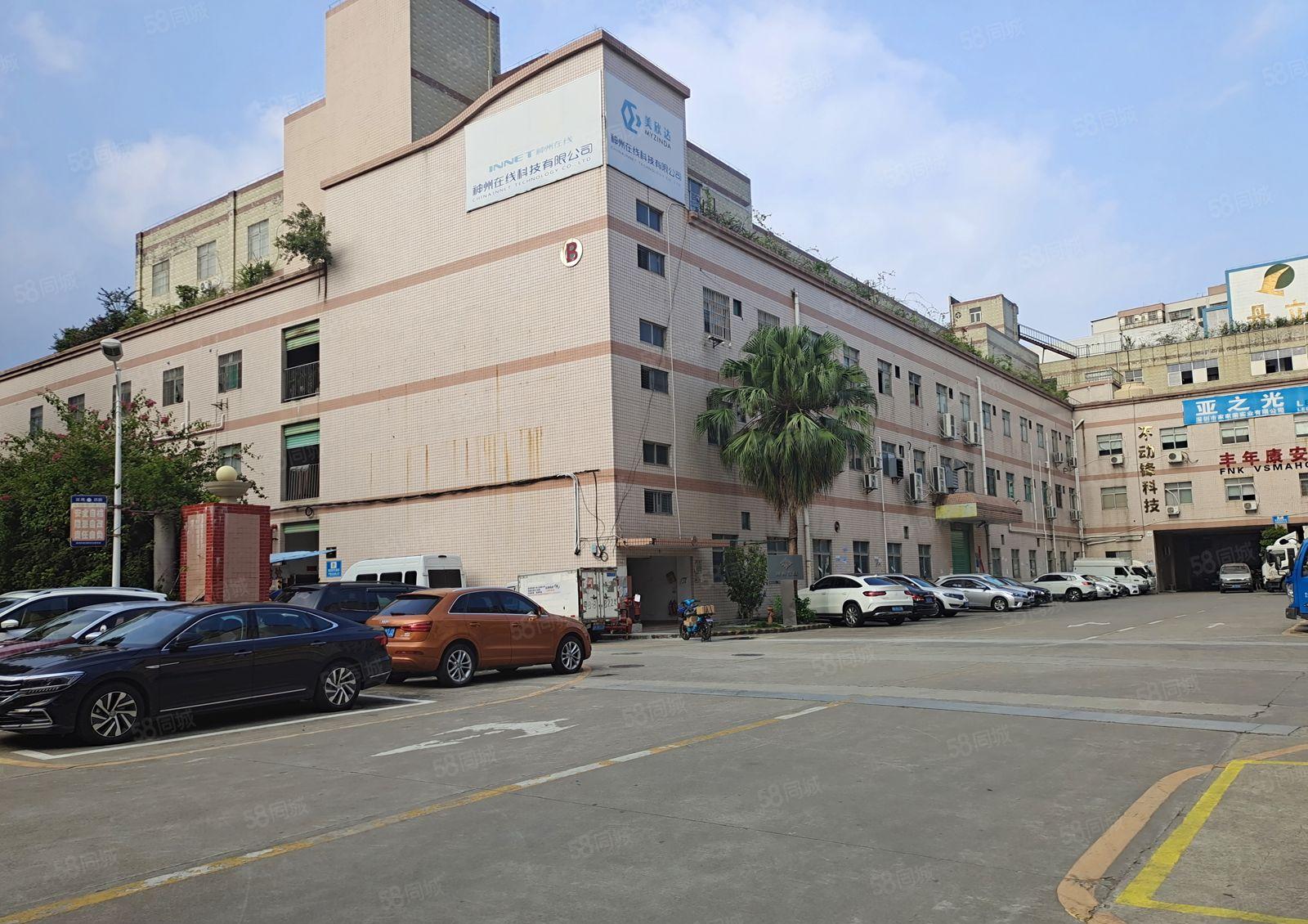 原房东！坂田1万平独院，带装修可分租，独栋厂房仓库低价出租