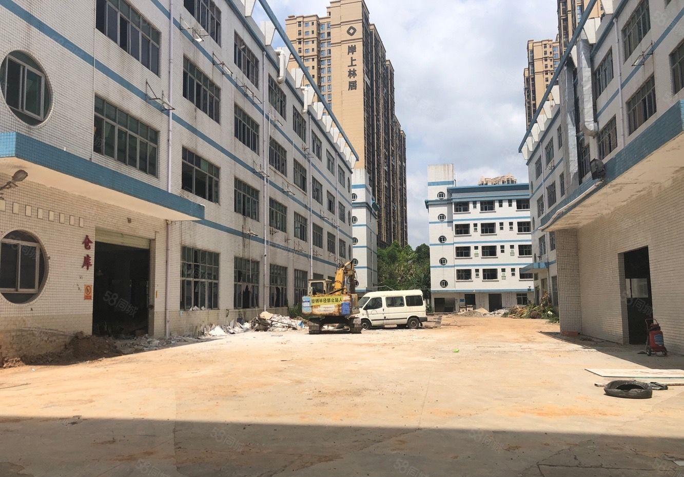 横岗荷坳靠近盐龙大道新出独院厂房出租空地超大可办环评