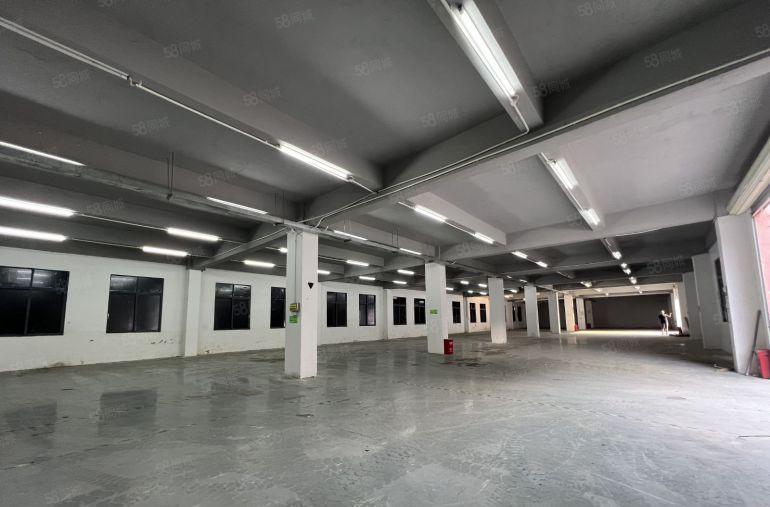 平湖华南城原房东红本一楼厂房1000平方米出租带精装修地坪漆