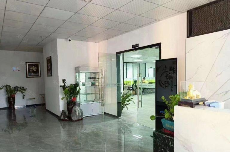 龙岗横岗六约工业园区原房东楼上1000平带现成精装修厂房出租