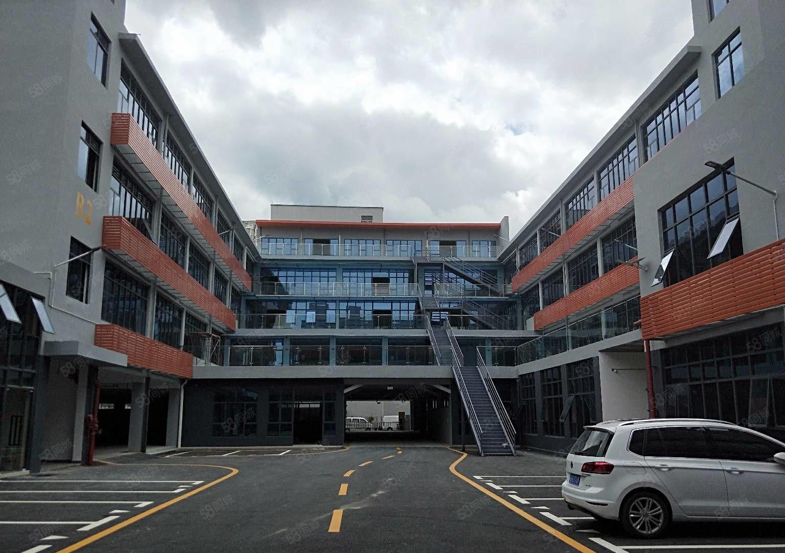 100起租横岗塘坑地铁站附近电商园新出300平厂房办公室出租