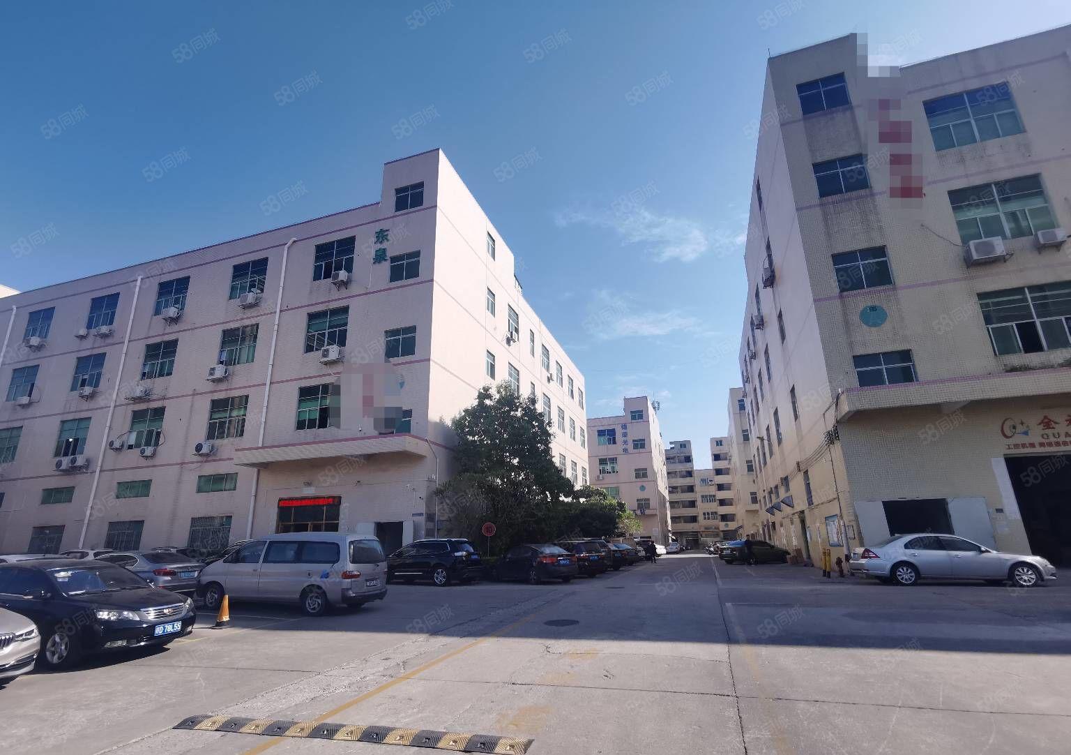 公明新围第四工业区大型园区三楼整层2400平带前台办公室装修