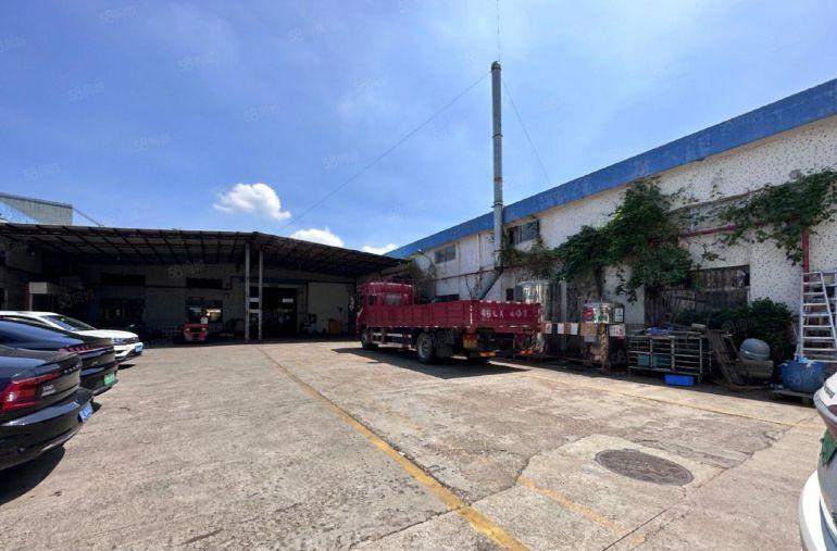 公明上村原房东钢构厂房1600平，空地大，可分租