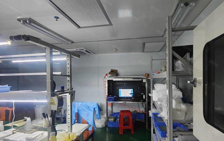 光明口村新出楼上精装厂房，带无尘车间