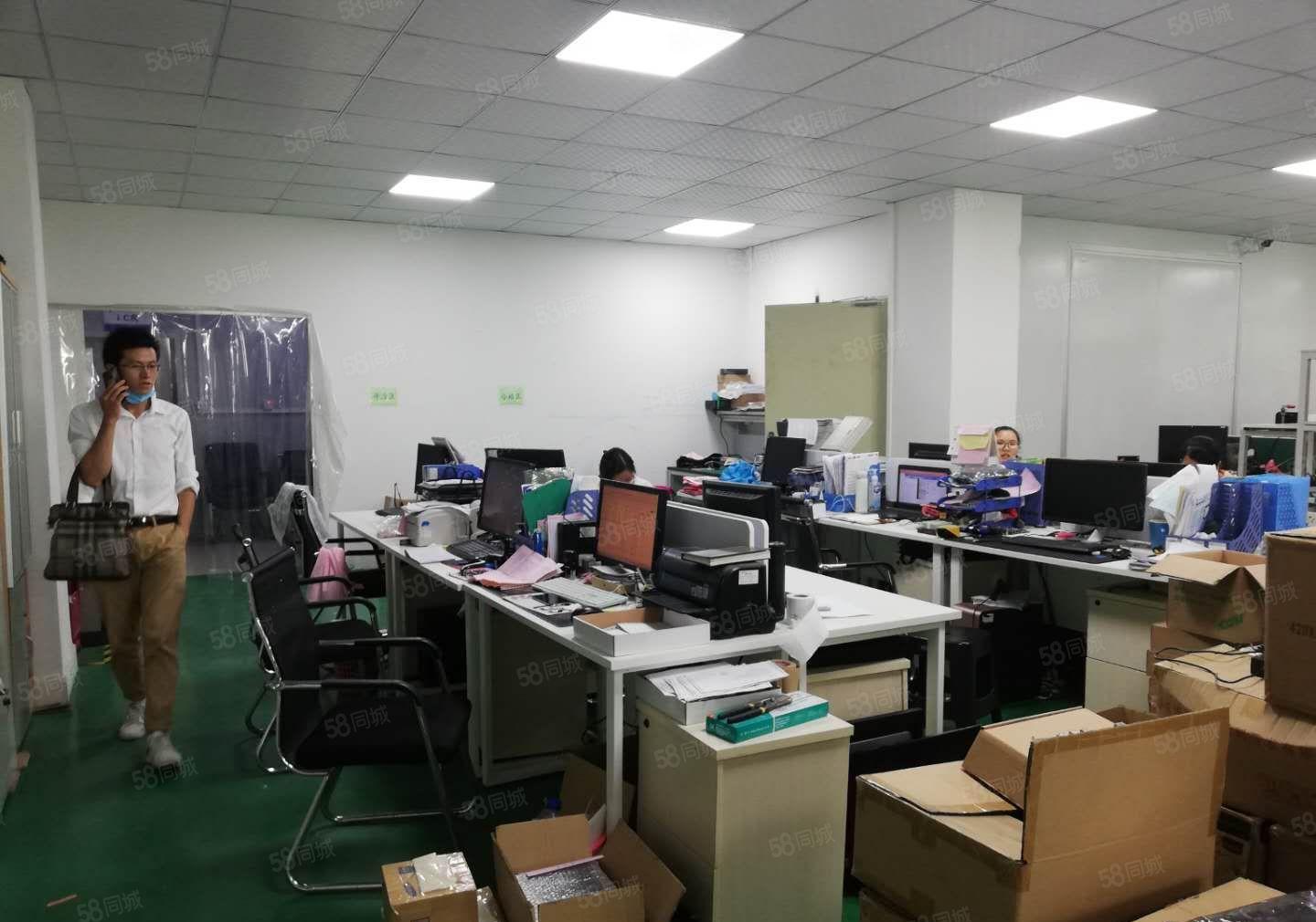 公明楼上精装1700平厂房出租700平起分，随时可看可谈