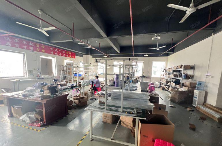 拎包入驻光明区公明街道新出350平5楼带装修厂房低价出租