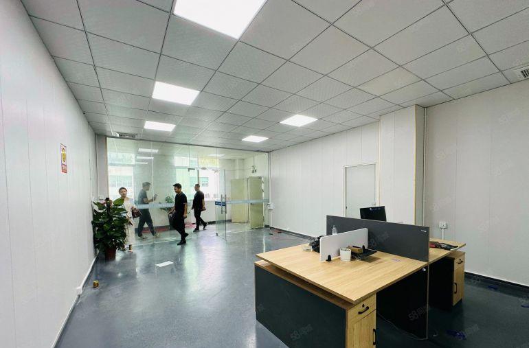 长圳地铁站原房东红本厂房整层800平出租现成装修拎包生产