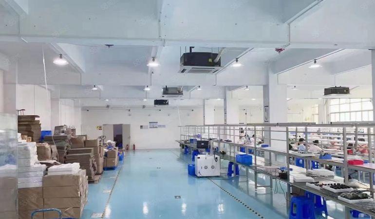 公明合水口村委厂房出租（1300平现成流水线，合同3~5年）