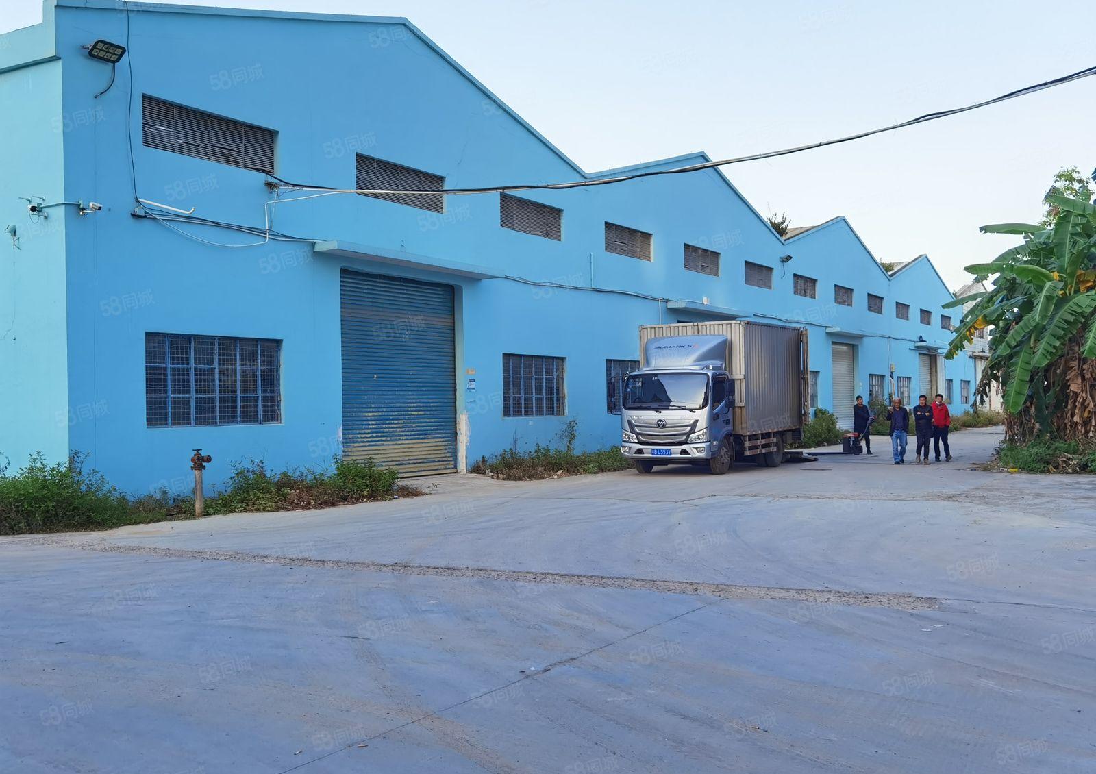 光明龙大高速出口12米高钢构独院厂房出租6300平米原房东