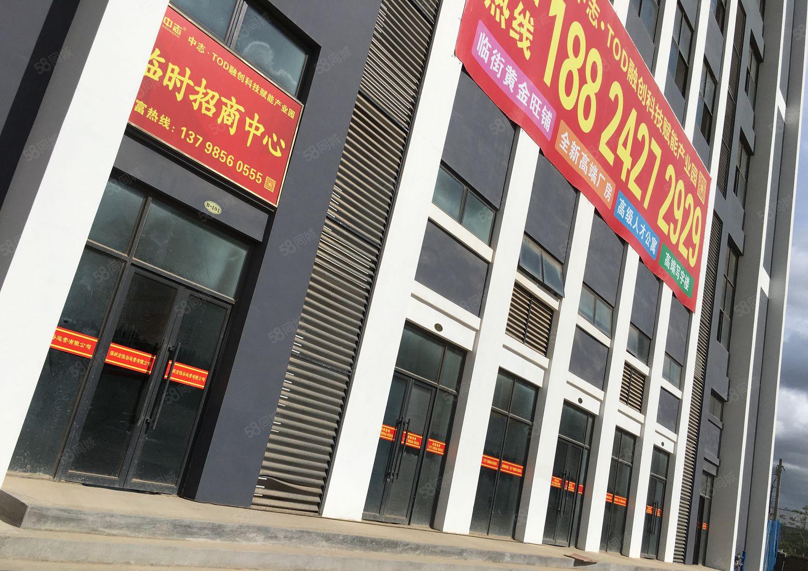 临深圳光明商铺业主出租，黄江临街一楼80平37间全新联排商铺