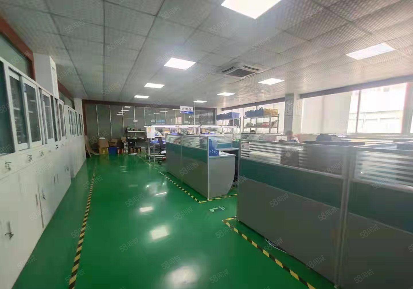 坪山燕子岭原房东楼上1100平带精装修仓库厂房出租可办公