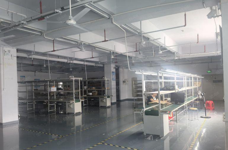 坪山碧岭租厂房楼上1300平方出租带精装修原房东无公摊好招工