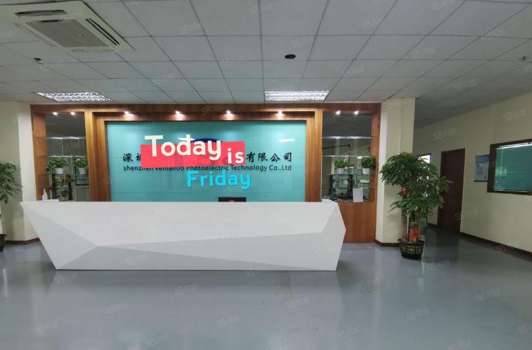 坪山大工业区原房东红本2楼500平方精装修办公室厂房仓库出租