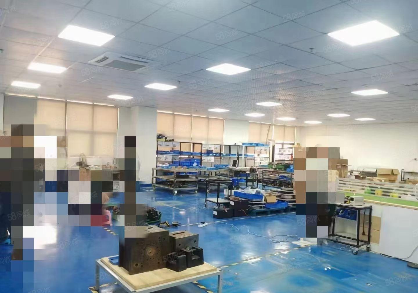 免租期三个月坪山大道原房东红本厂房二楼1300平精装带办公