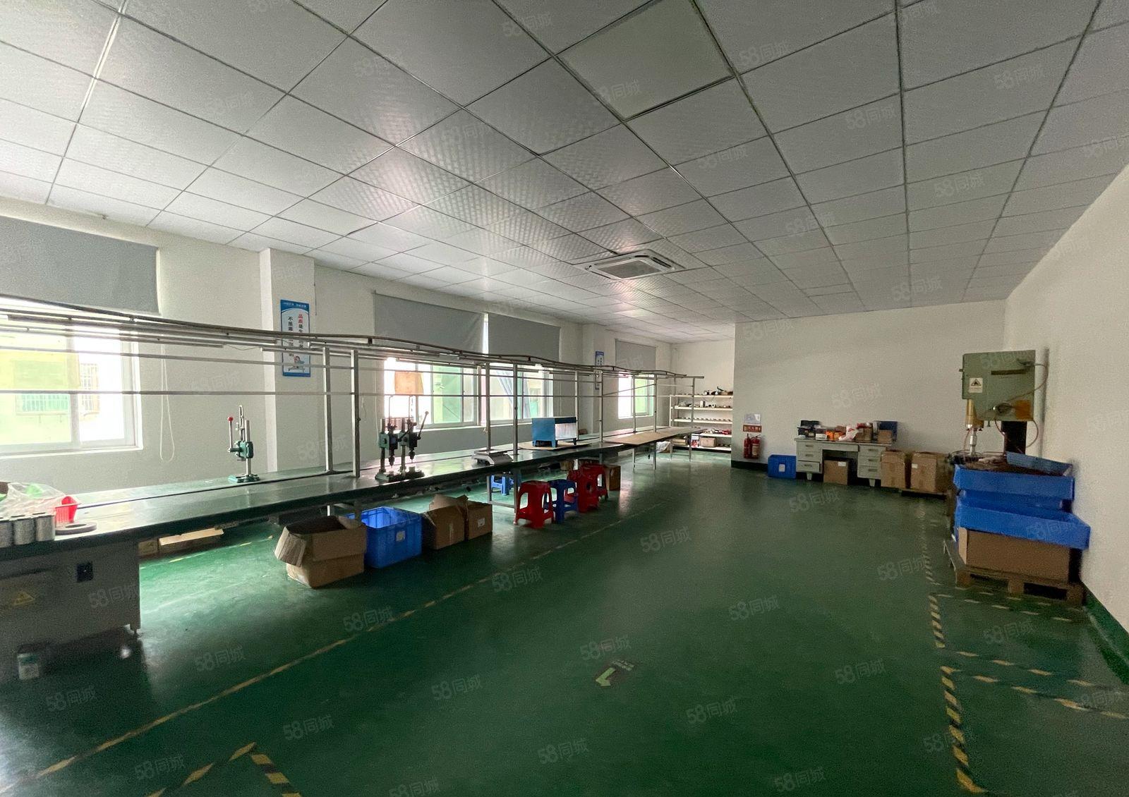 坑梓秀新新出1000平精装修厂房出租整层现成水电领包即可入驻