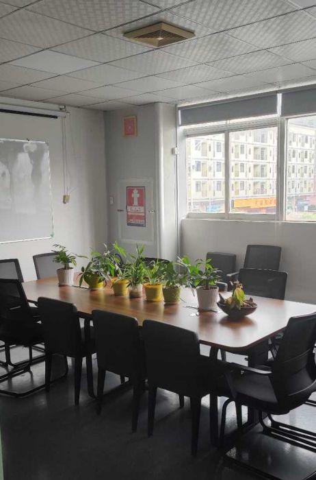 沙井独门独院2楼厂房出租 带全新6轴往复机喷油喷涂全新线体