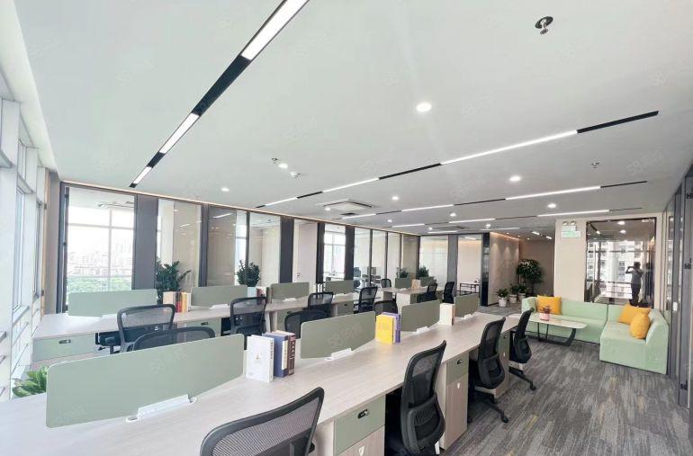 福田车工庙地铁口物业350平米精装修出租户型方正使用即租即用