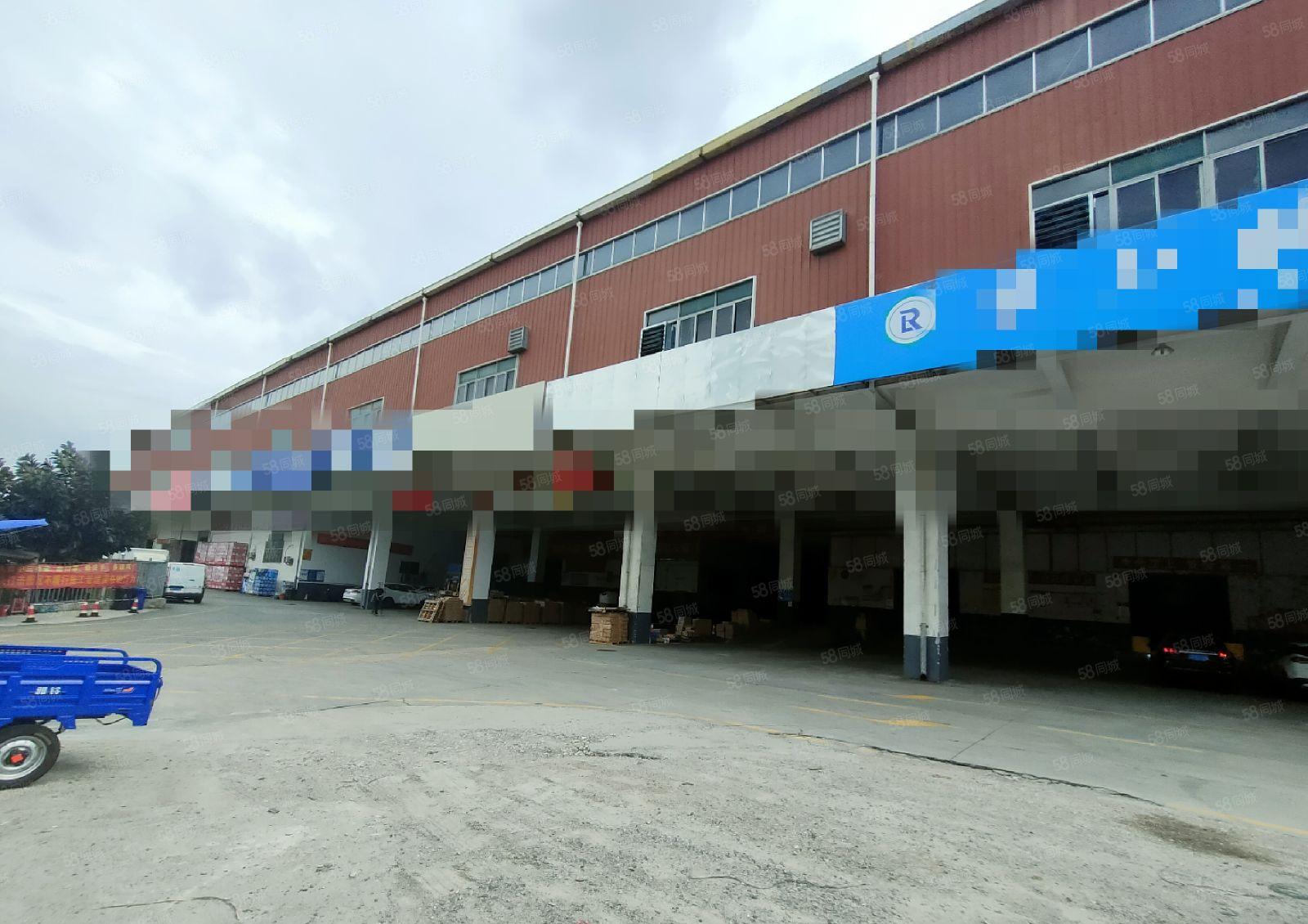 厂房出租，观澜大水坑一楼物流坑厂房出租7300平，低价出租