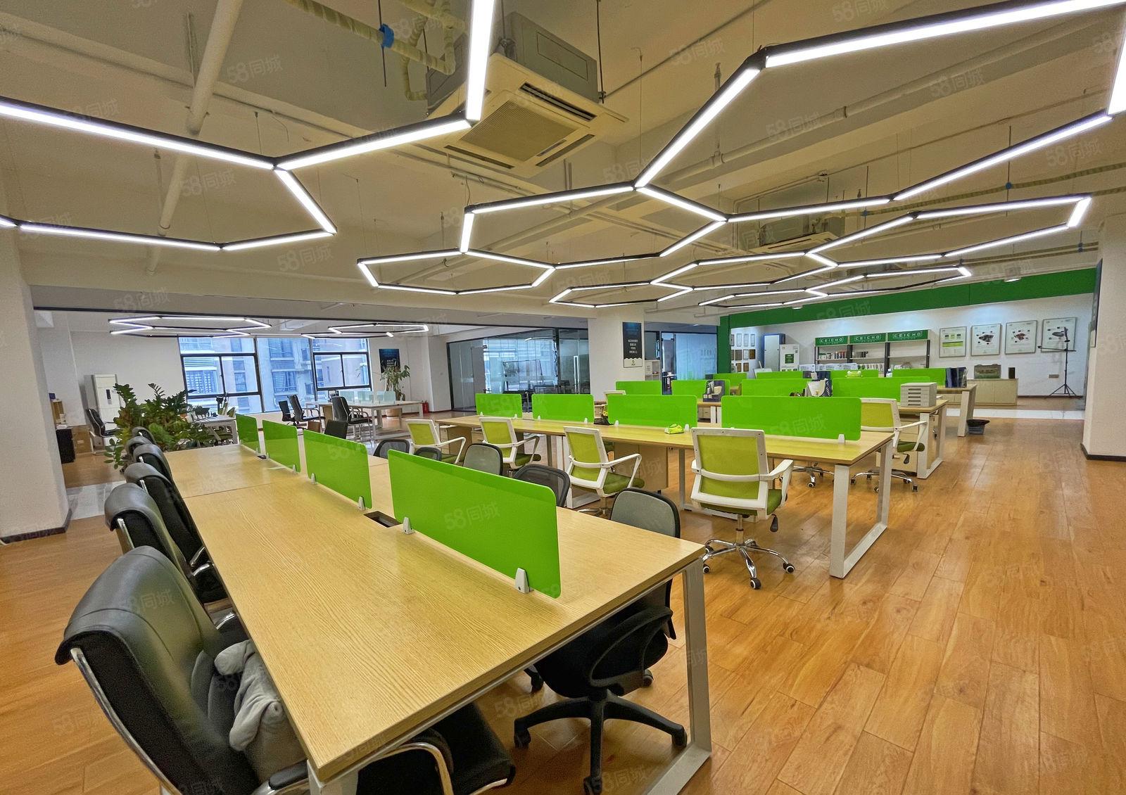 南山西丽整层1600平 带60万豪装 三面采光 使用率85